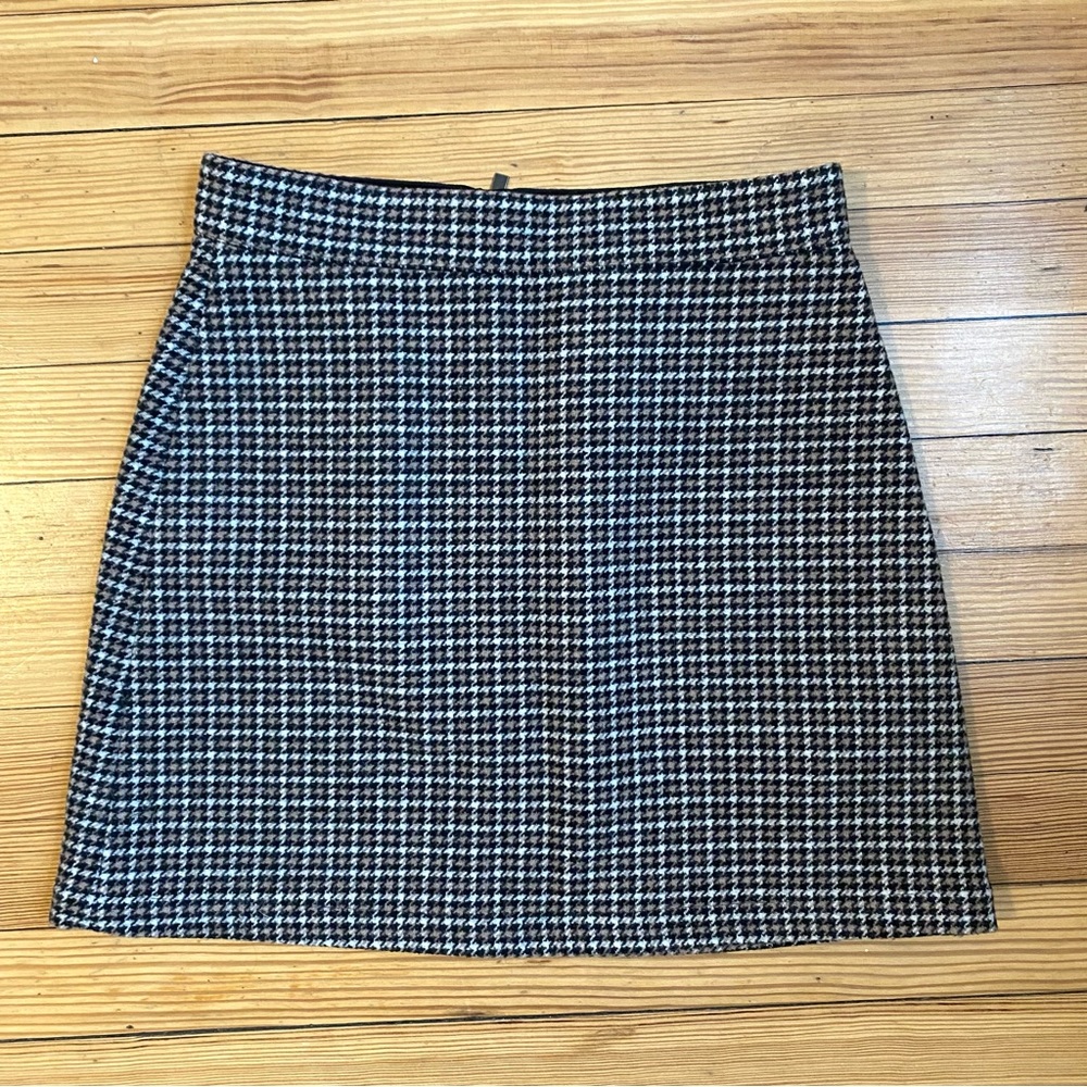 & Other Stories Tweed Wool Mini Skirt Size 2